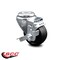 Service Caster 3 Inch Soft Rubber Wheel Swivel Bolt Hole Caster with Brake SCC-BH20S314-SRS-TLB - alternate 4